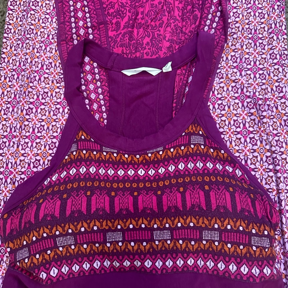 Athleta Raspberry Persia Rio Patterned Maxi Dress - Picture 4 of 6